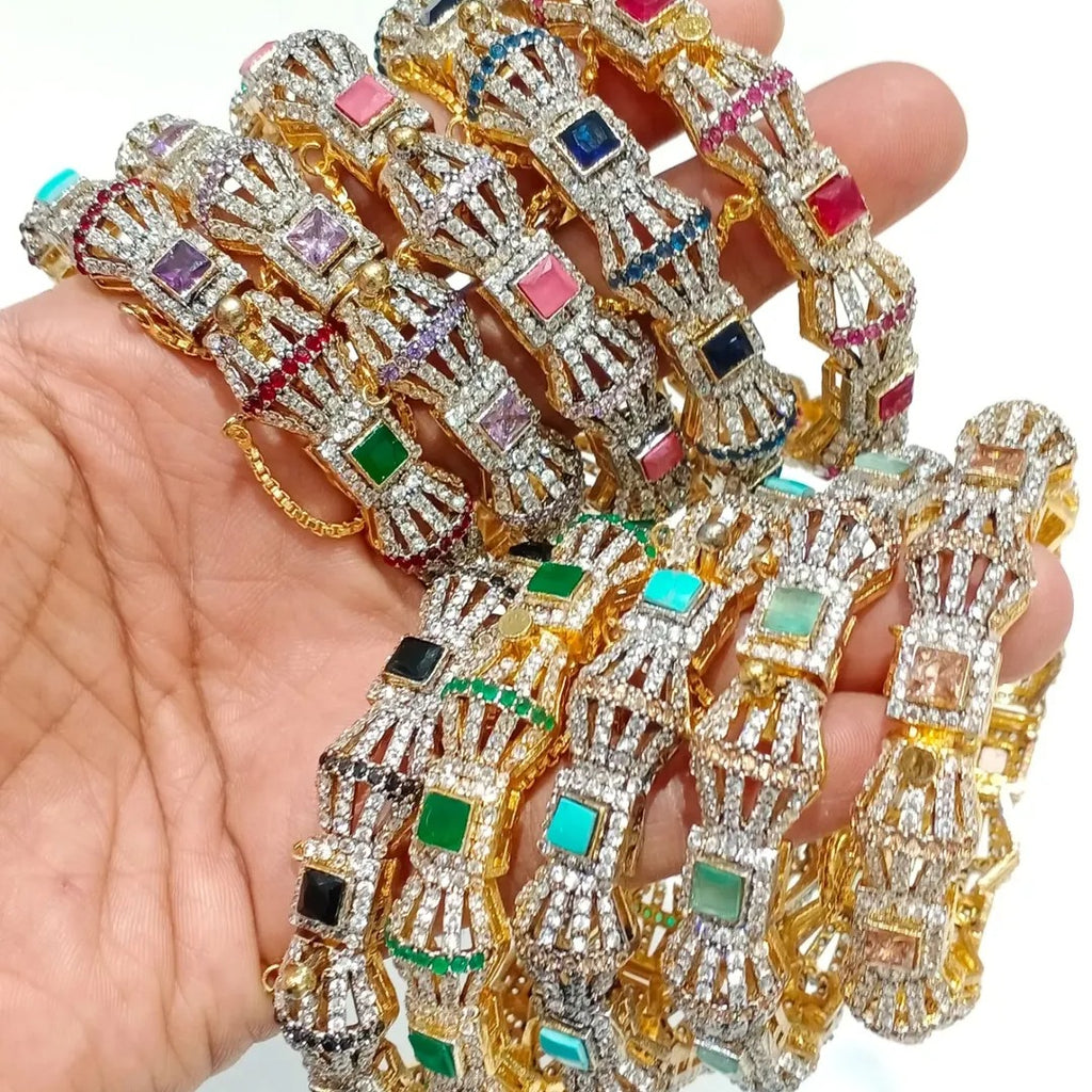 Jet Black Bridal Bangles